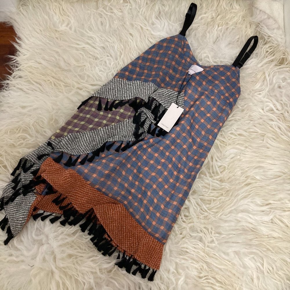 CINQ À SEPT Plaid Print Mini Dress - Picture 5 of 14